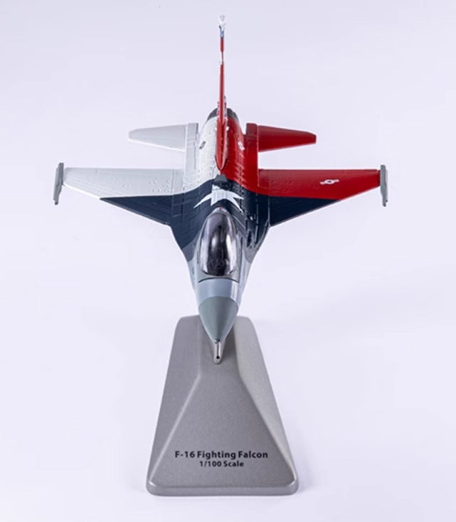 1-100 U.S. Army F-16 Alloy Fighter Model