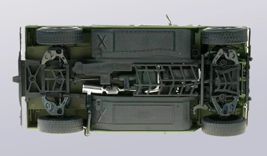 1-18 American Hummer Battlefield Off-Road Jeep Alloy Military Model