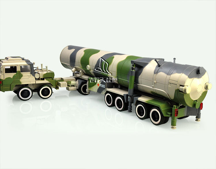 1-30 DF-31 intercontinental ballistic missile launcher alloy car model