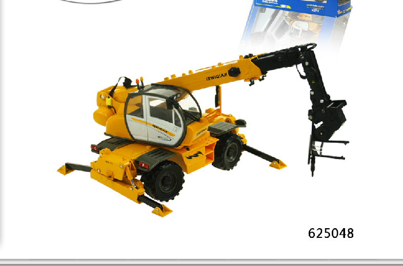 1-32 alloy cargo lift construction vehicle crane Kaidiwei