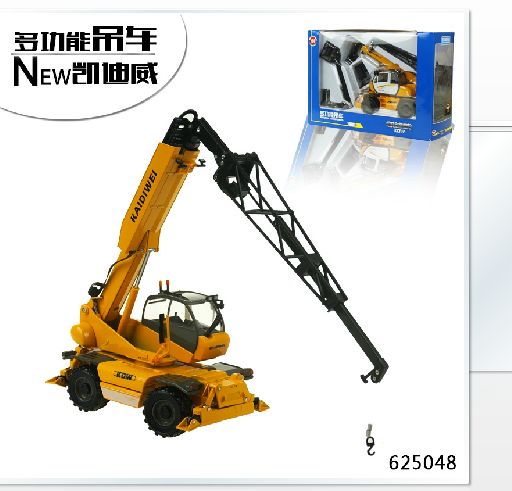 1-32 alloy cargo lift construction vehicle crane Kaidiwei