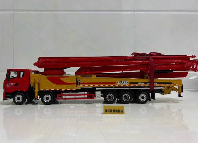 1-35 original Sany Wuqiao 67m pump truck 670C10 alloy model
