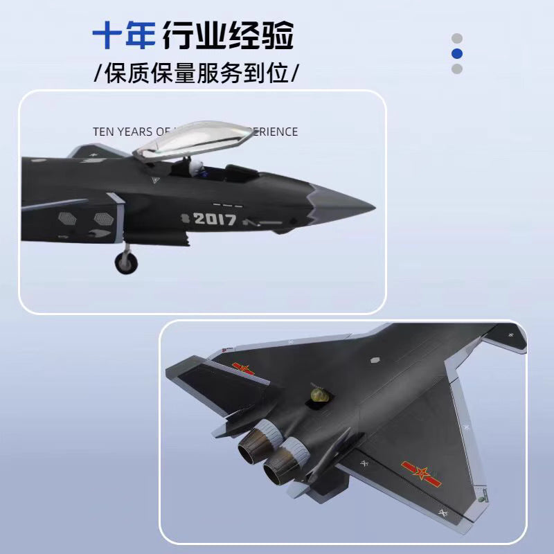 1-48 fighter model J20 stealth aircraft model alloy