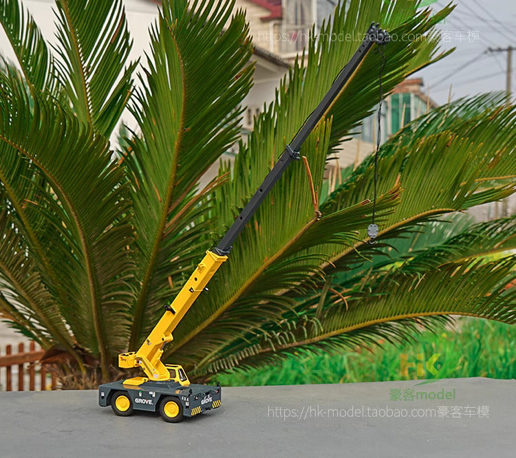 1:50 TWH Gruff Grove Car Crane Alloy Crane Engineering Mechanical Model