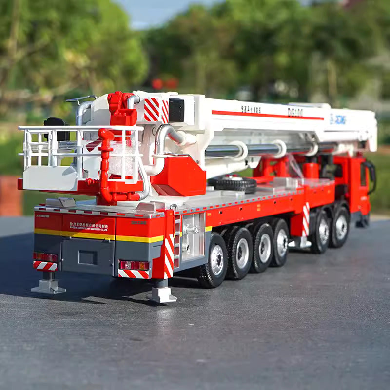 1-50 Mercedes-Benz fire engine Xugong DG100 hydraulic platform model