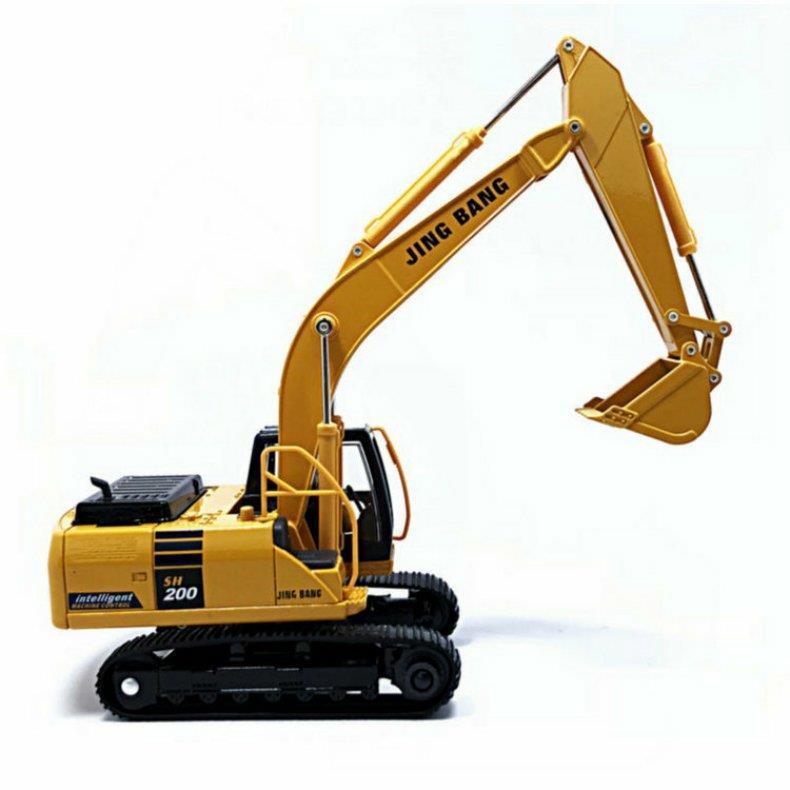 1-50 alloy vehicle model large excavator crawler excavator