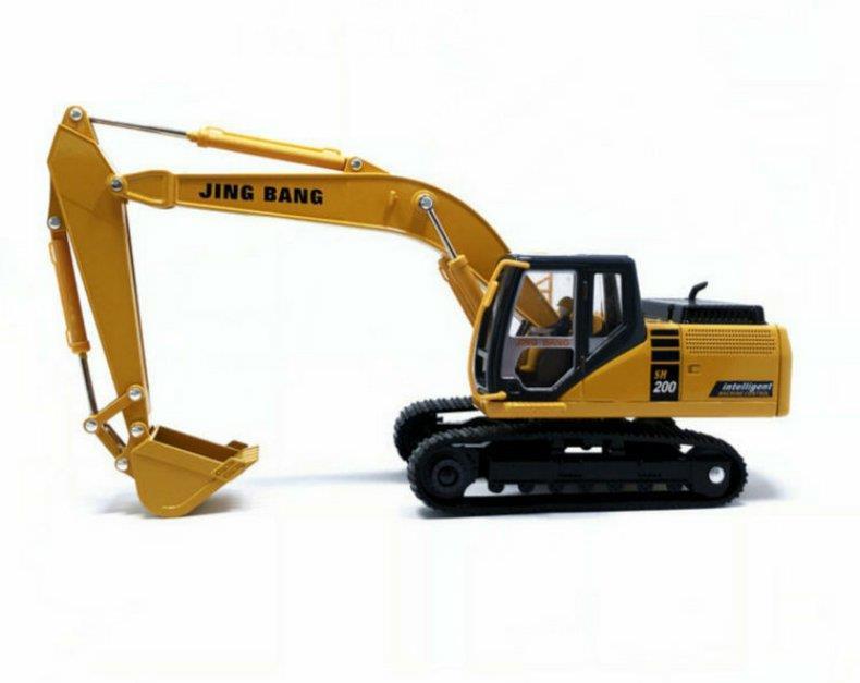 1-50 alloy vehicle model large excavator crawler excavator