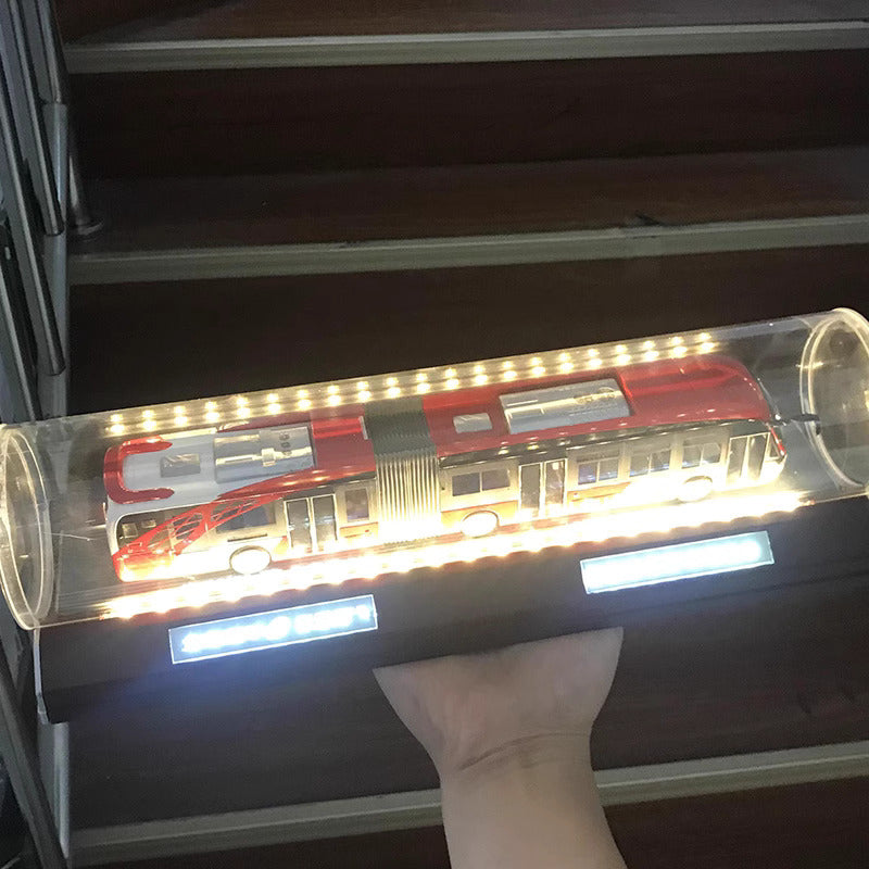 1-64 Beijing Bus No. 1 Yinlong articulated bus model