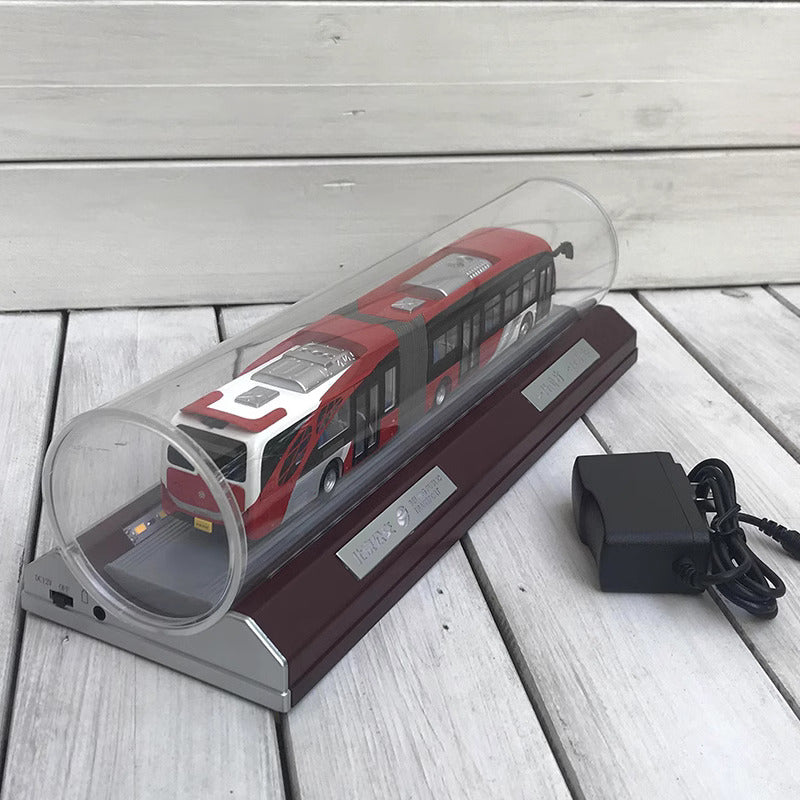 1-64 Beijing Bus No. 1 Yinlong articulated bus model