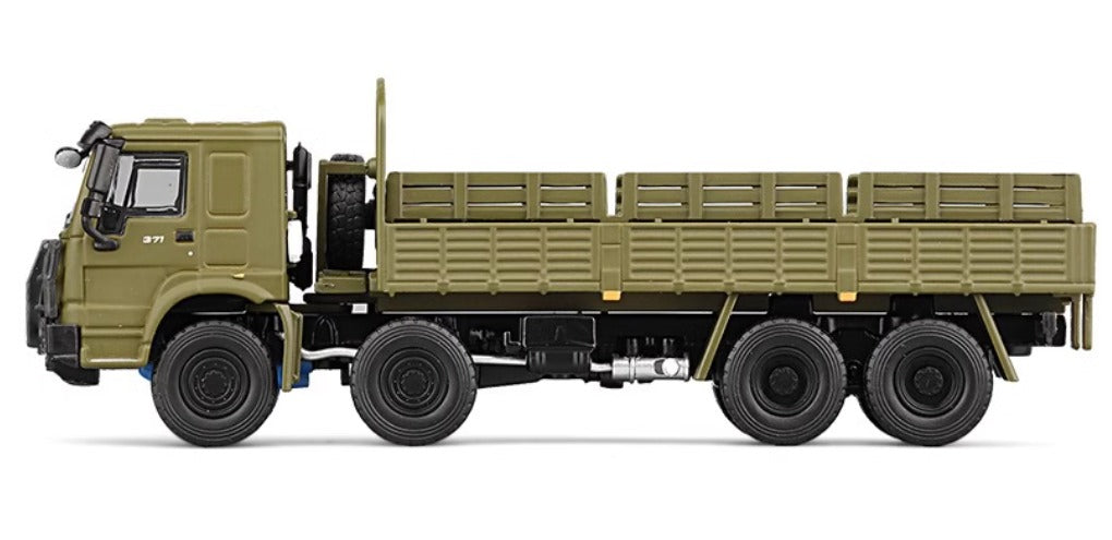 1/64 Howo 8X8 Military Truck Transporter Eight Wheel Balancer Shaft Alloy model