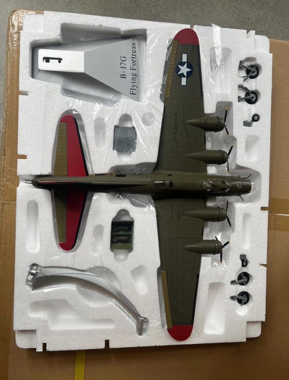 1-72 American World War II B17 Flying Fortress aircraft B-17G bomber model
