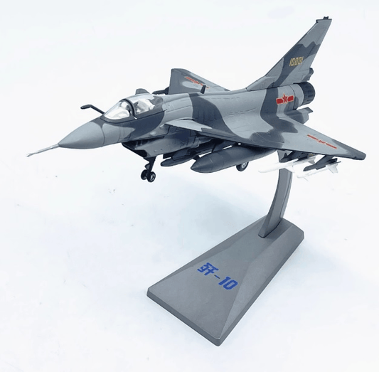 1-72 Chinese Air Force J10 Raptor fighter alloy model