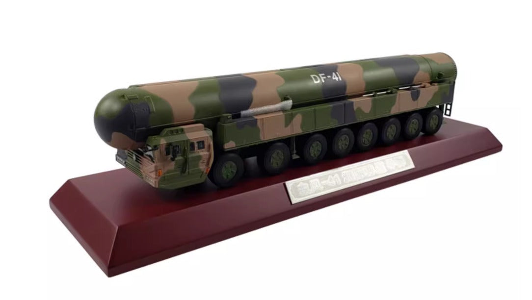 1-72 Dongfeng 41 missile launch vehicle alloy finished military model