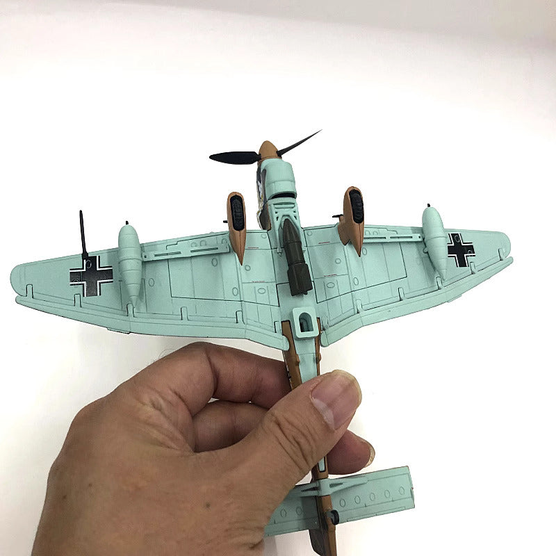 1-72 German WWII dive bomber Stuka JU87 alloy fighter aircraft model