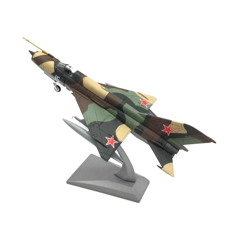 1-72 Soviet classic fighter MiG-21Mig-21 simulation alloy aircraft model finished model