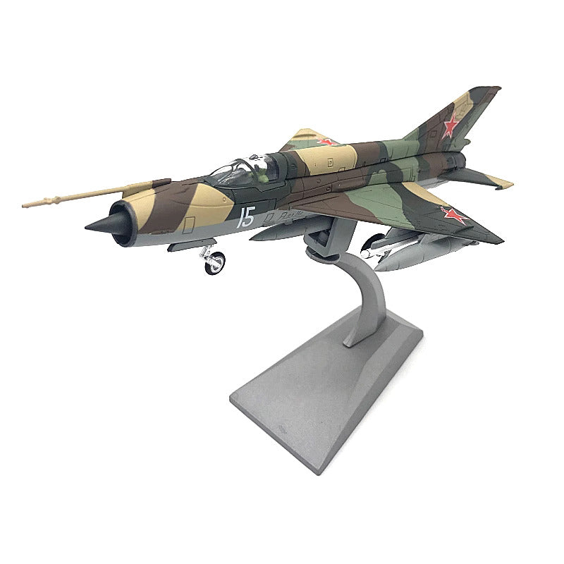 1-72 Soviet classic fighter MiG-21Mig-21 simulation alloy aircraft model finished model