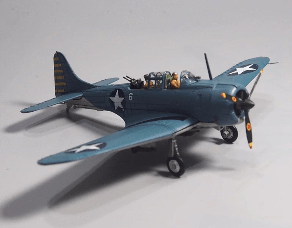 1-72 WWII SBD Dreadnought Dive Bomber Alloy Model