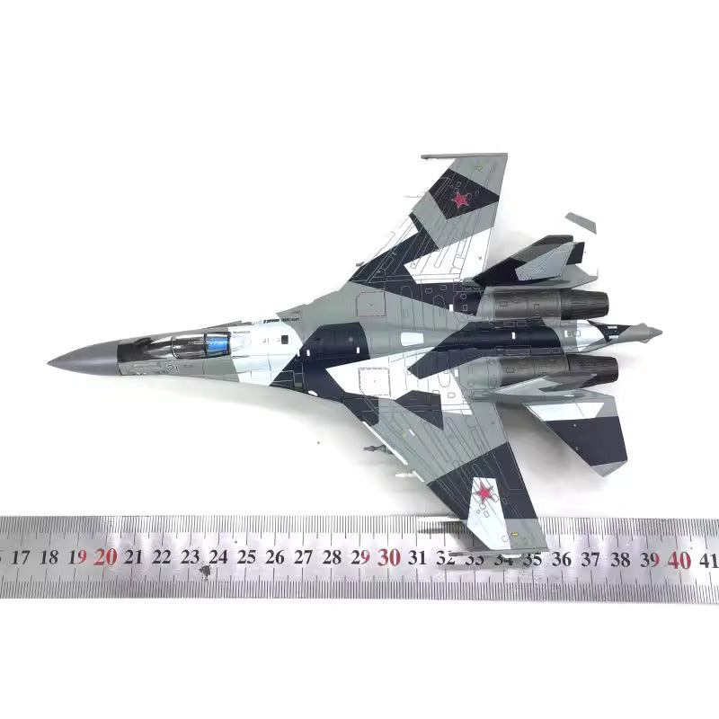 1/100 Russian Su-35 fighter military alloy aircraft model