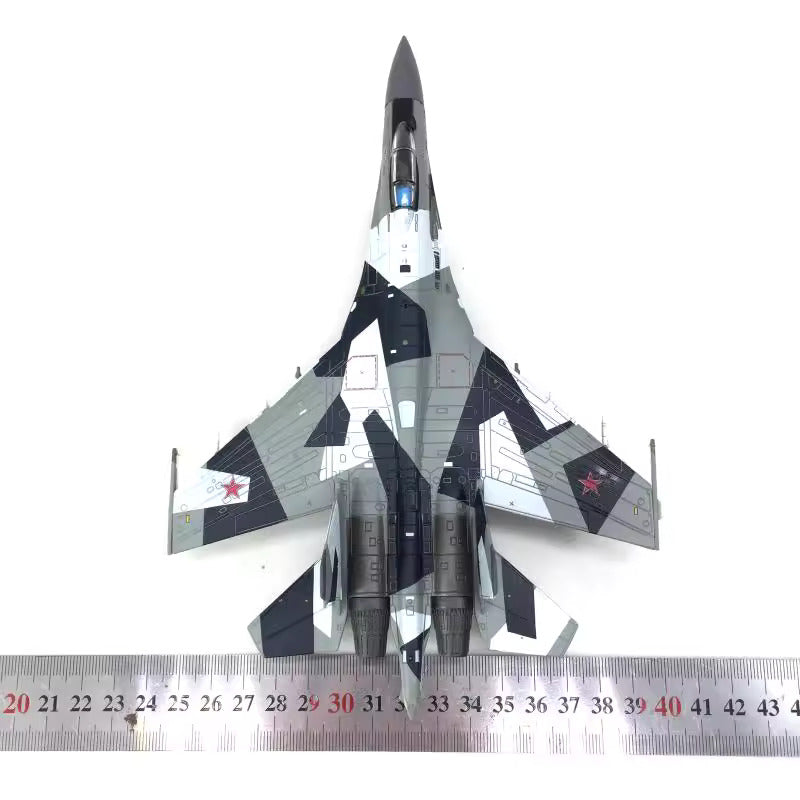 1/100 Russian Su-35 fighter military alloy aircraft model