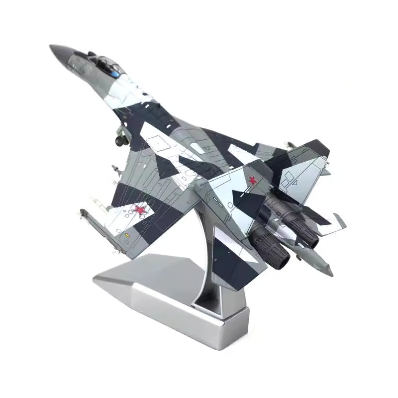 1/100 Russian Su-35 fighter military alloy aircraft model