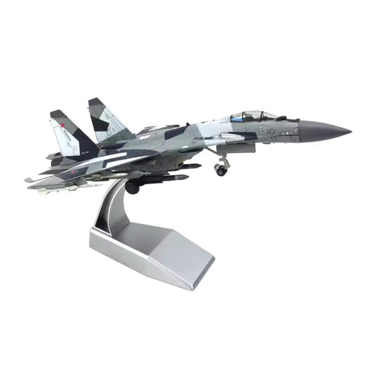 1/100 Russian Su-35 fighter  military alloy aircraft model