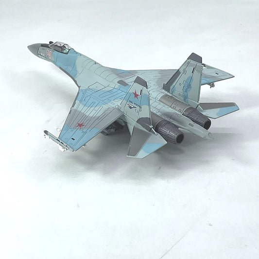 1/100 Russian  Super Lateral SU-35 Fighter  Alloy Military Model