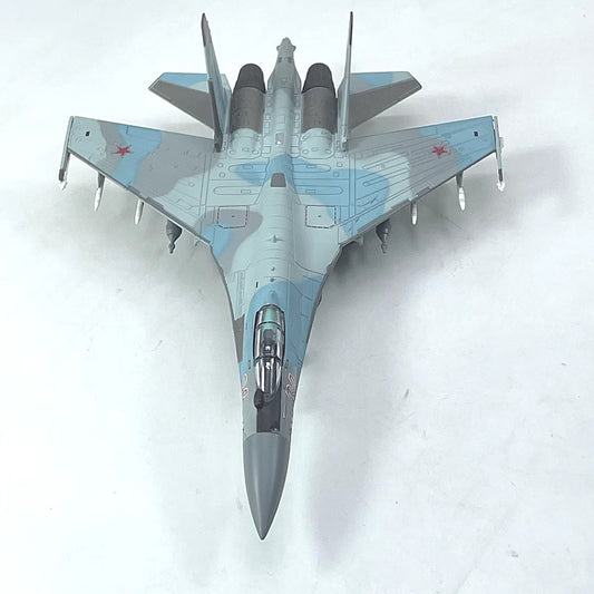 1/100 Russian  Super Lateral SU-35 Fighter  Alloy Military Model