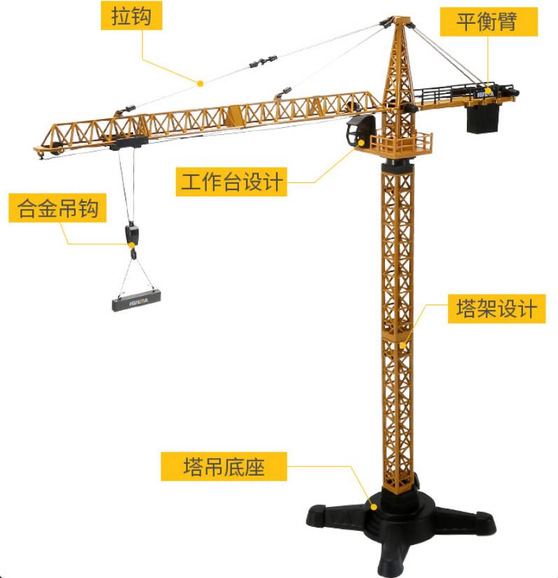 7701-1 Truck crane die-cast model 1-50