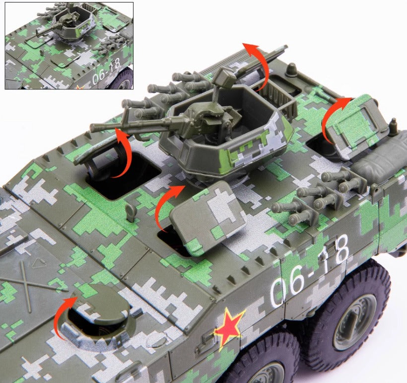 Alloy armored car 08 infantry chinese fighting vehicle