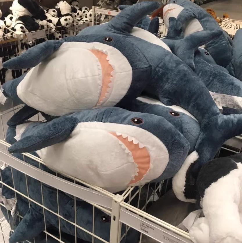 Blue stuffed shark 1.8 meter