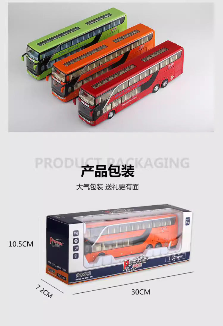 Bus model alloy toy 1-32