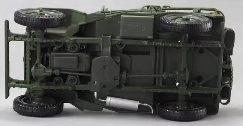 Cadiwell Alloy Military Car Model Vintage WWII Tactical Jeep 1-18