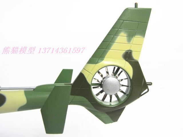 Chinese army Gazelle helicopter alloy model 1-32