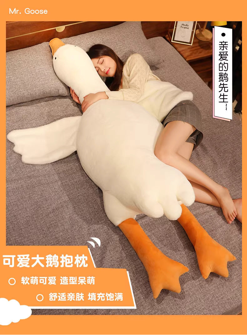 Goose floor rest pillow