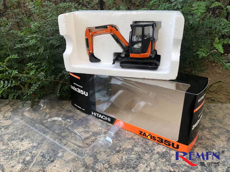 HITACHI ZAXIS ZX35U-5A Hitachi excavator engineering vehicle model 1/30