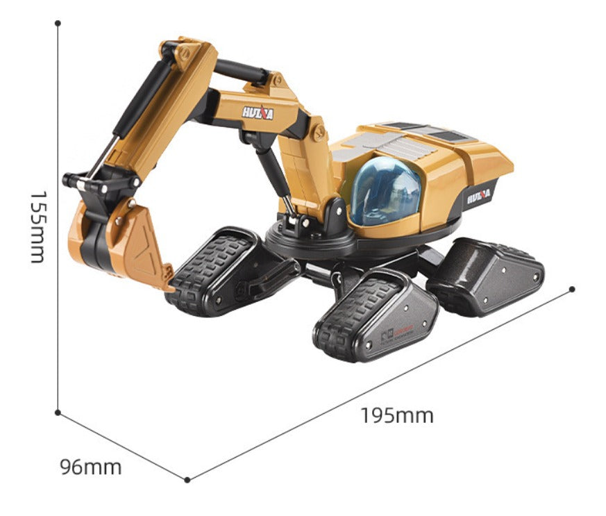 1-50 Huina excavator alloy model excavator