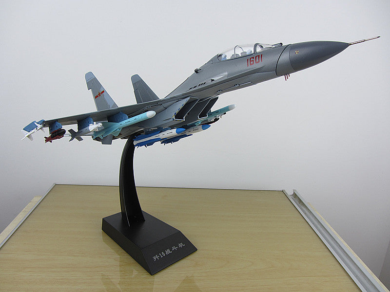 J-16 Fighter Model Aircraft Alloy Fighter Model
