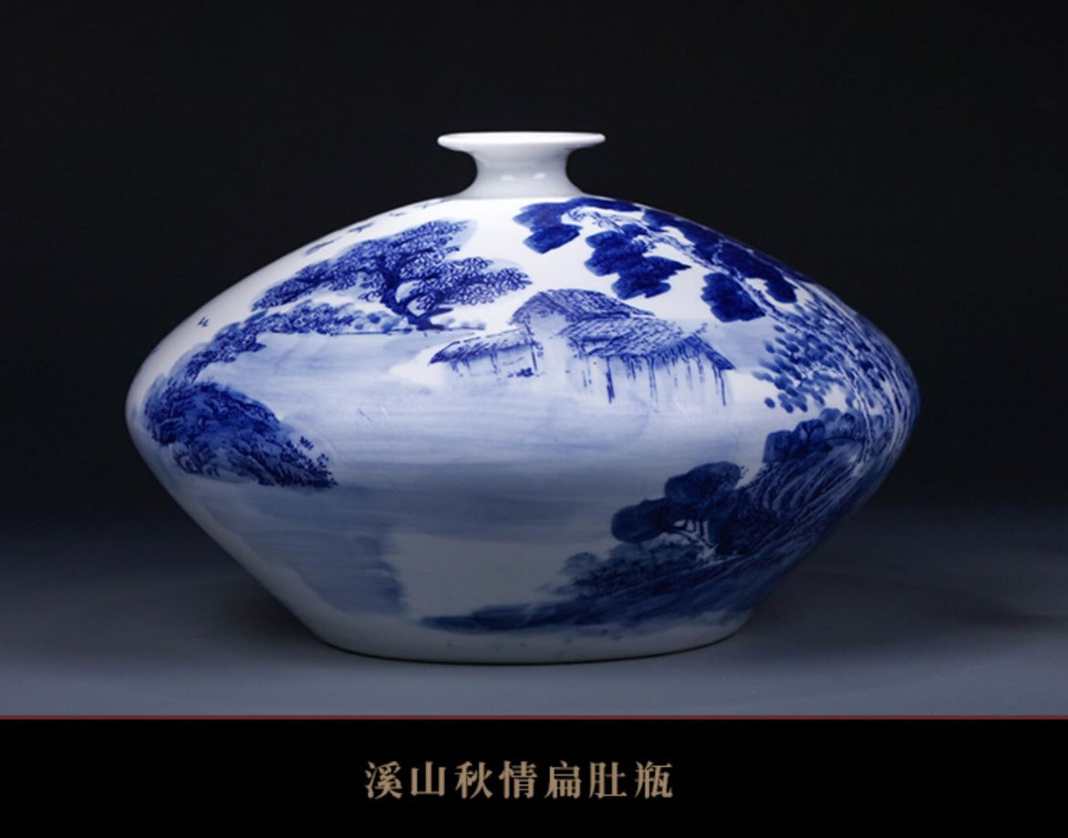 Jingdezhen Ceramic red or yellow vase with wider kiss opening (Copy)