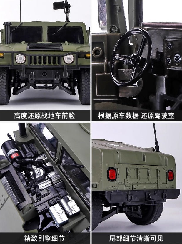 Kadiwei 1-18 Alloy Military Model U.S. Army Hummer Car Model.
