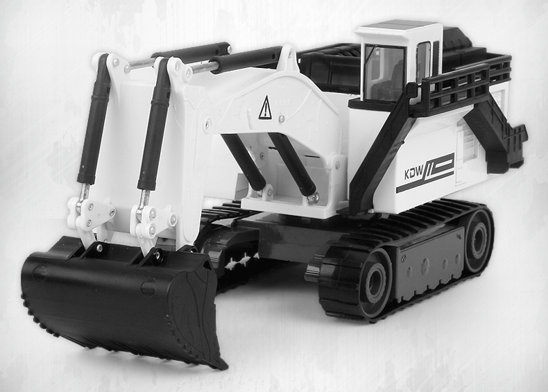 Kow excavator alloy model with plastic