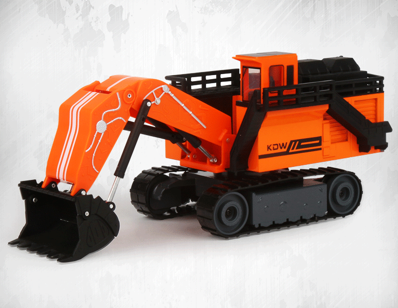 Kow excavator alloy model with plastic