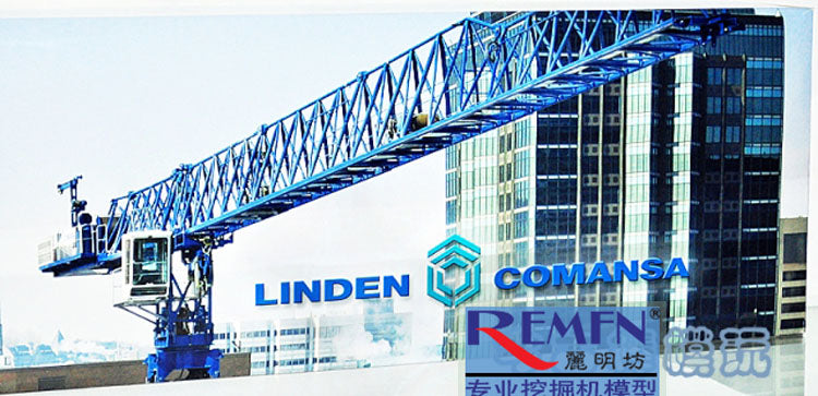Linden Comans ROS alloy model heavy duty crane  construction model 1:87