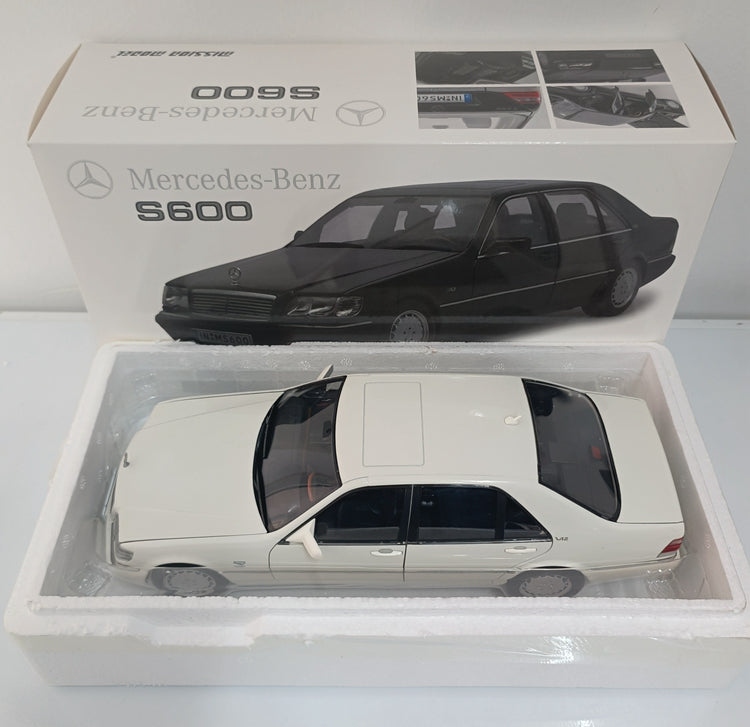 Mercedes Benz Tiger Head Ben S600 W140 Alloy Car Model
