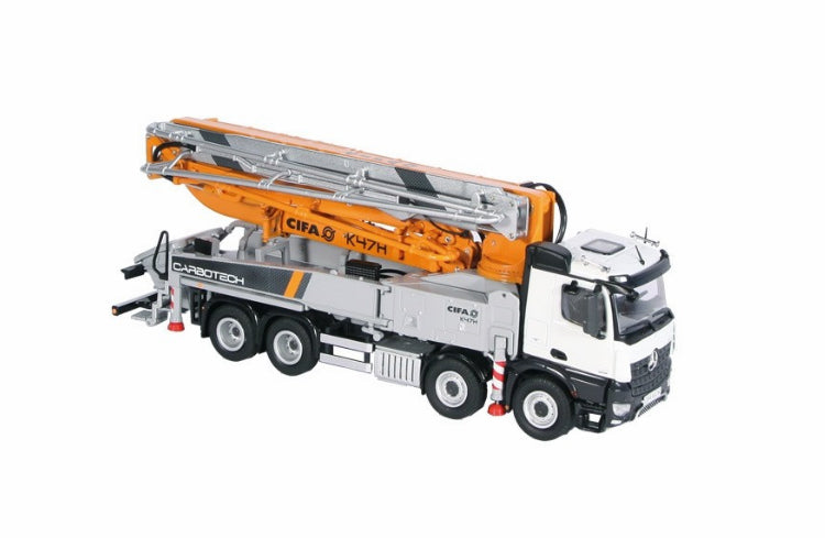 NZG 1-50 Mercedes Benz Cement Pump Truck Alloy Model 8851