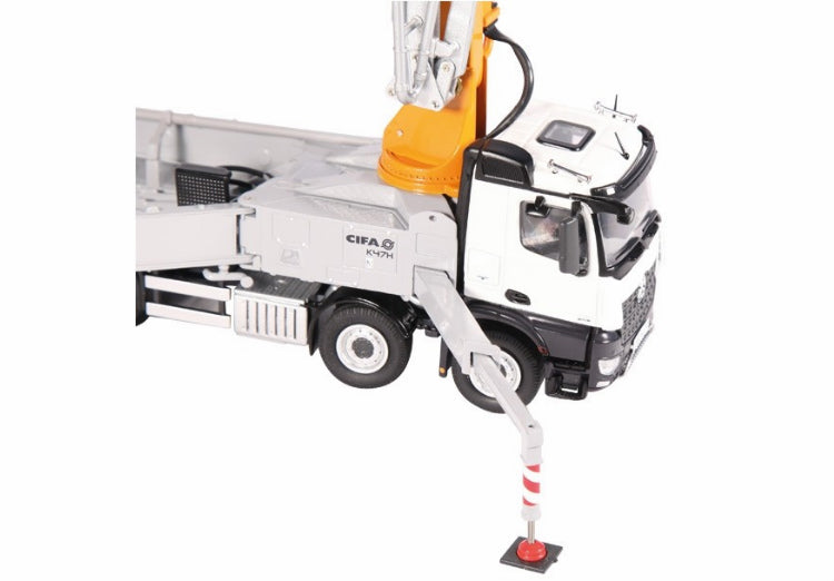 NZG 1-50 Mercedes Benz Cement Pump Truck Alloy Model 8851