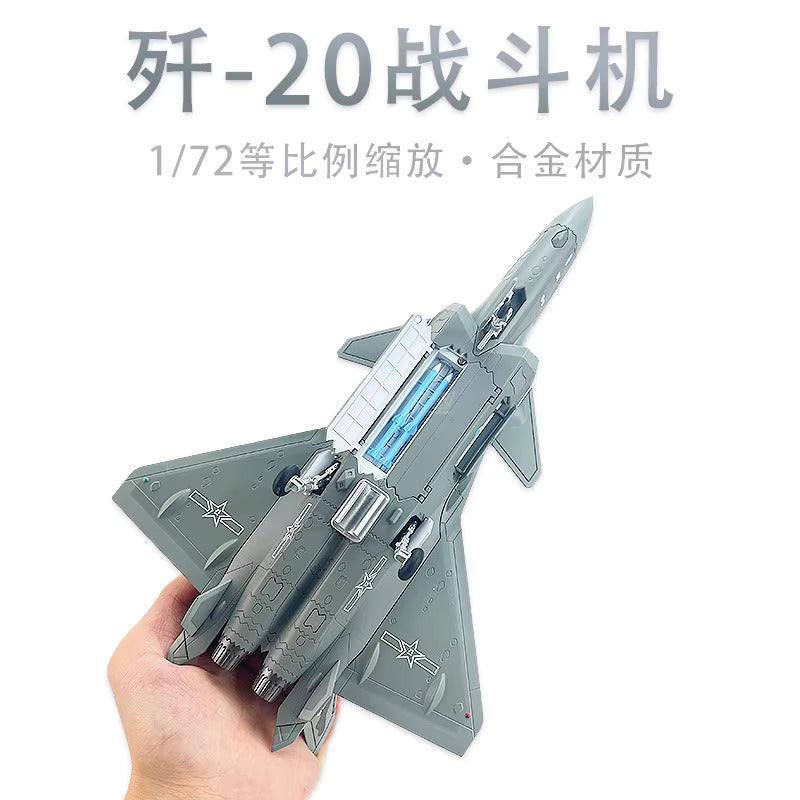 New J20 31CM j-20 fighter jet model airplane 1-72
