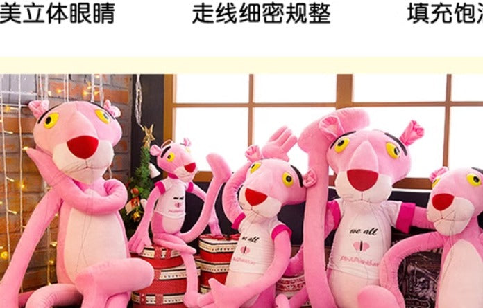 Pink Pather stuffed animal 2.1 meters tall