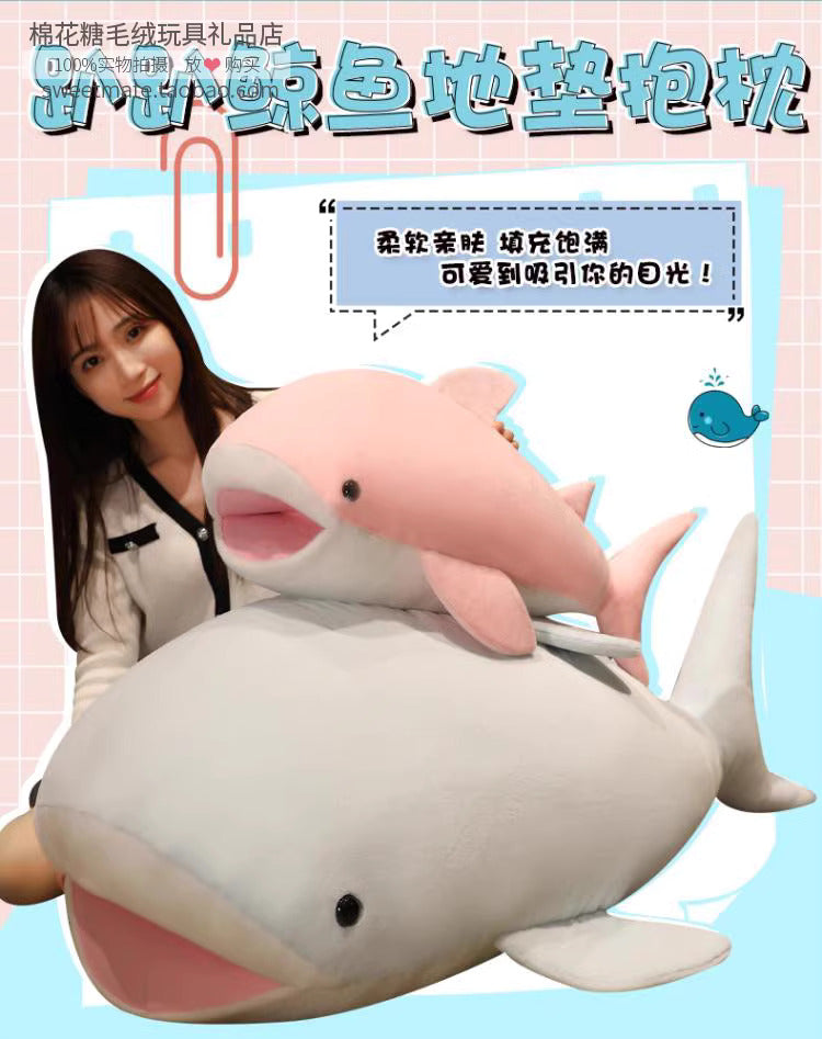 Rainbow gentle shark doll