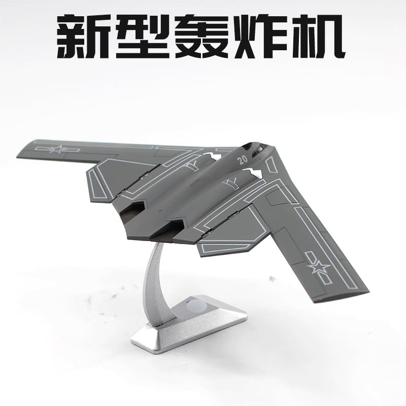 Red Ghost Bomber Alloy Military Model Aircraft
