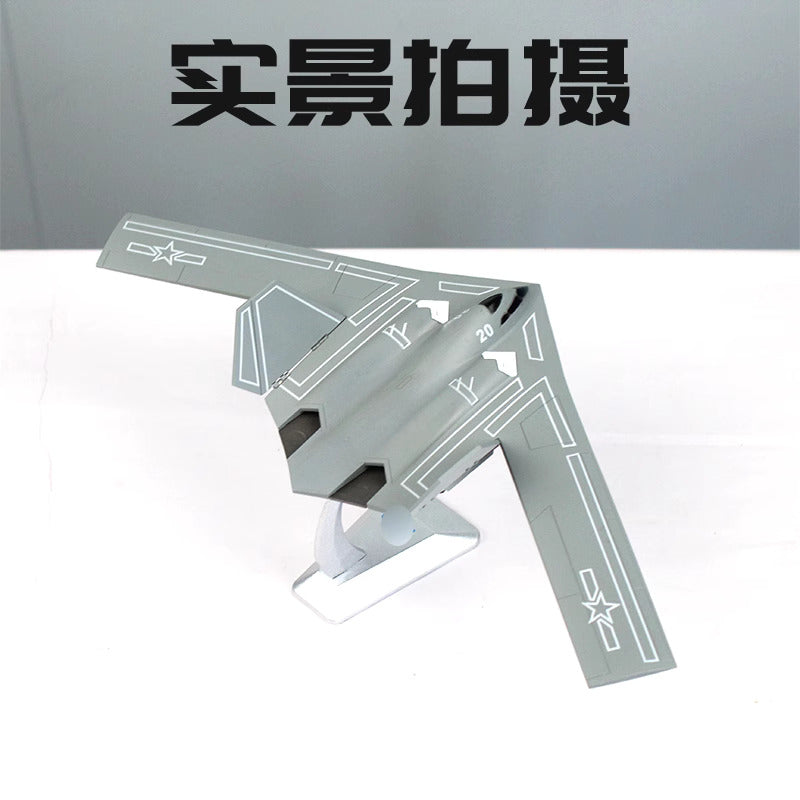 Red Ghost Bomber Alloy Military Model Aircraft